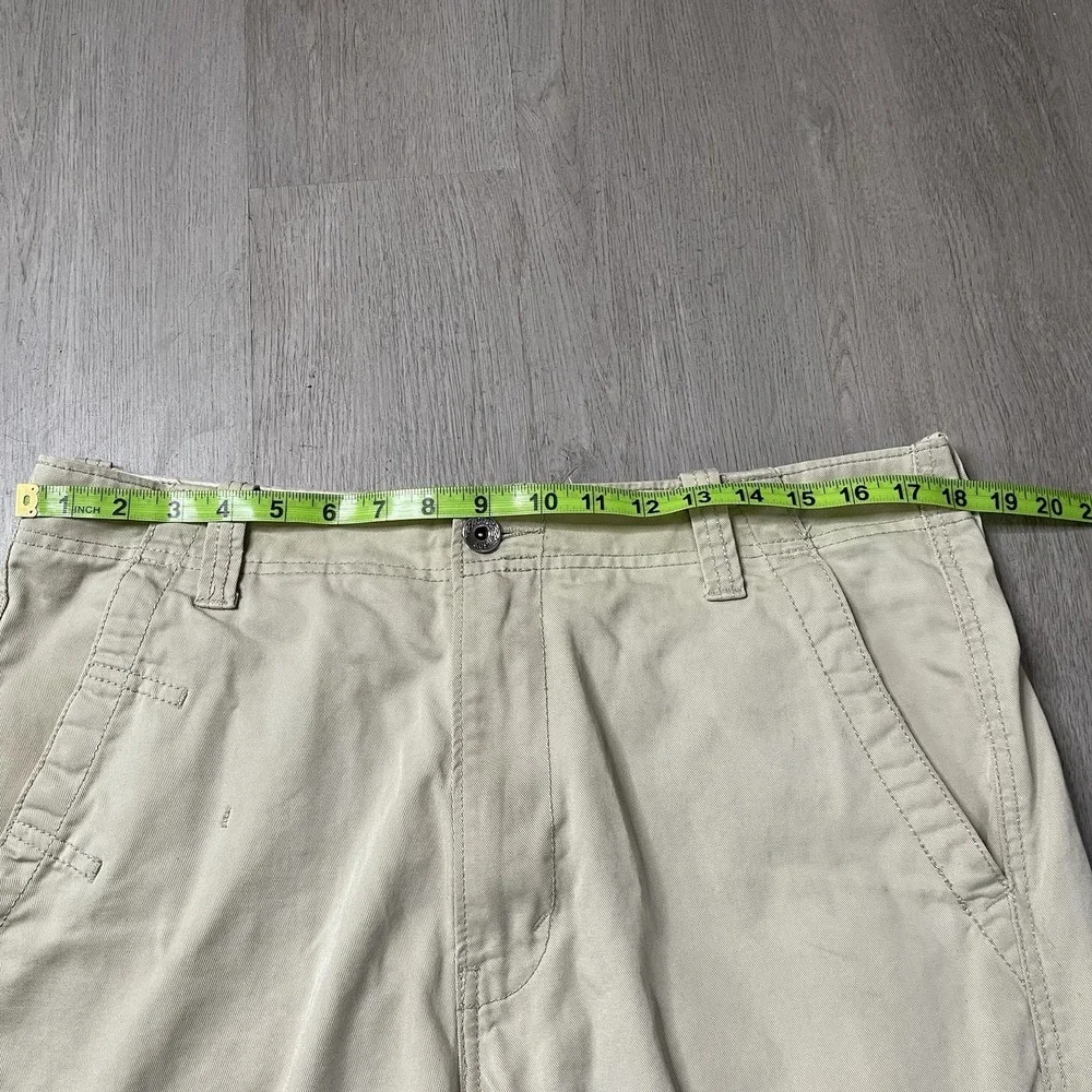 Levi's Loose Straight Cargo Pants Men's Size 34x33 Tan Khaki Cotton Pockets Hike